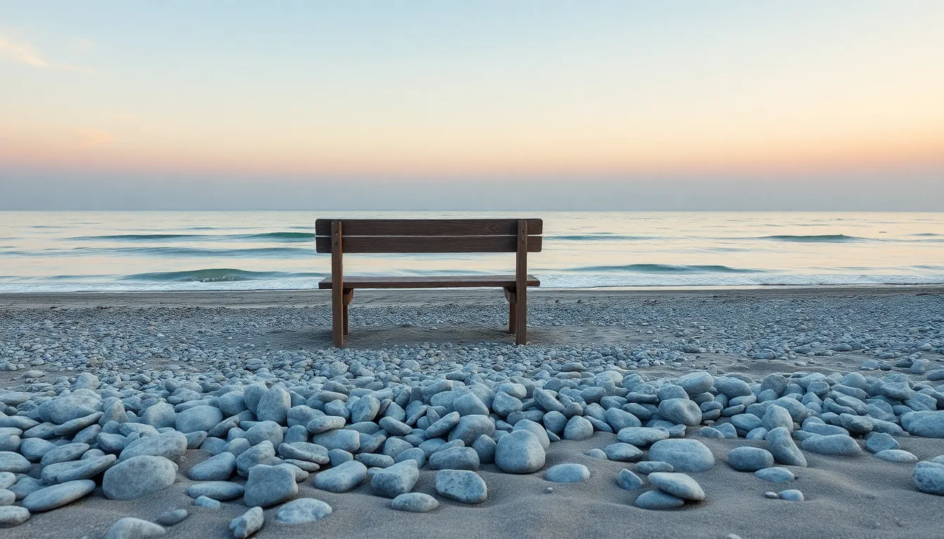 강릉 해변에서 연인이 손을 잡고 걷는 모습