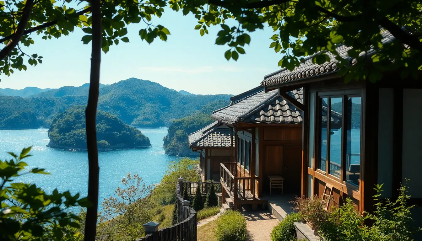 강릉 해변의 아름다운 풍경