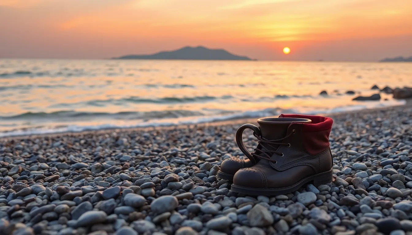 강화도 동막해변에서 바라본 일몰