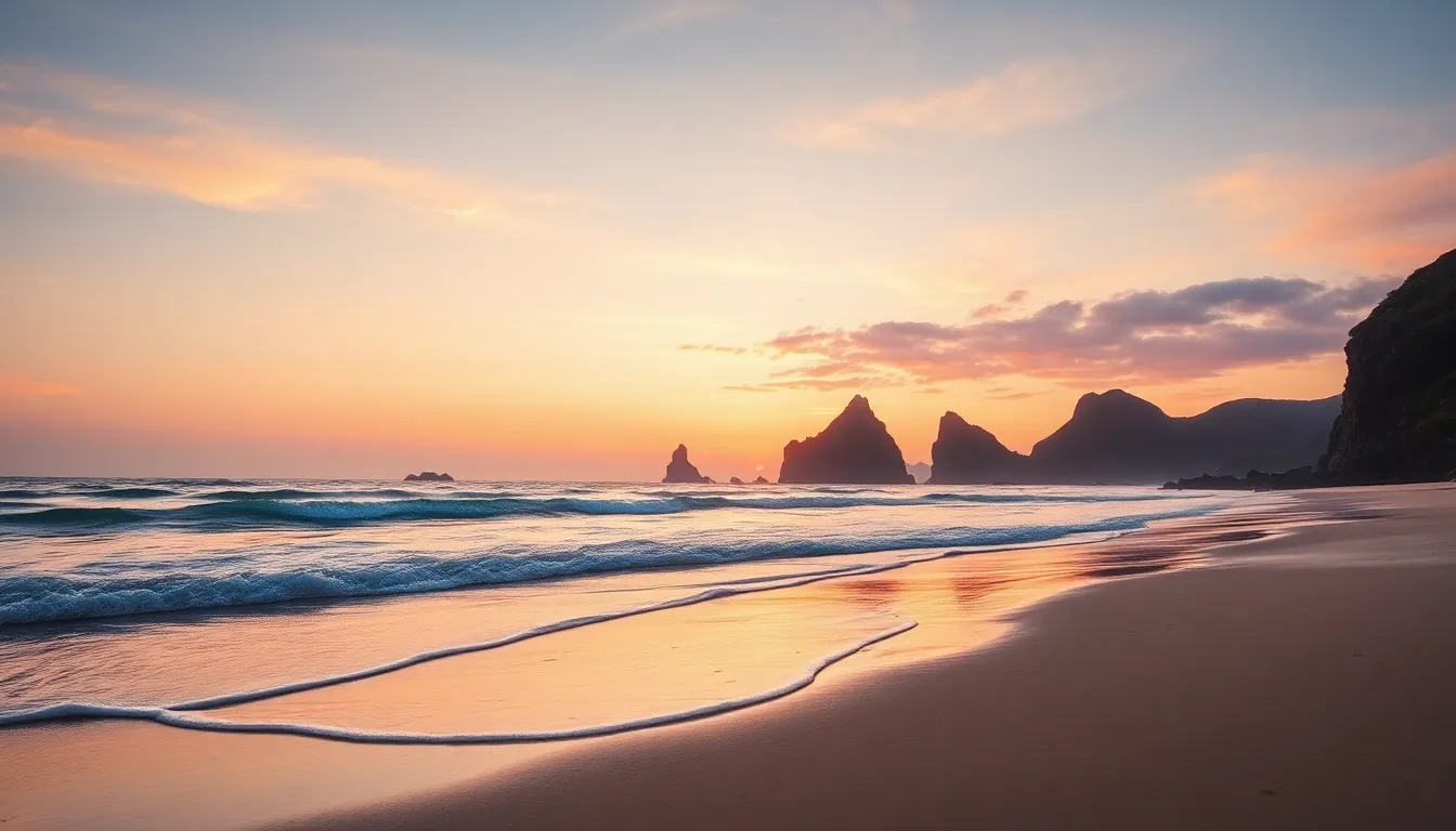 제주 동쪽 해안도로 풍경