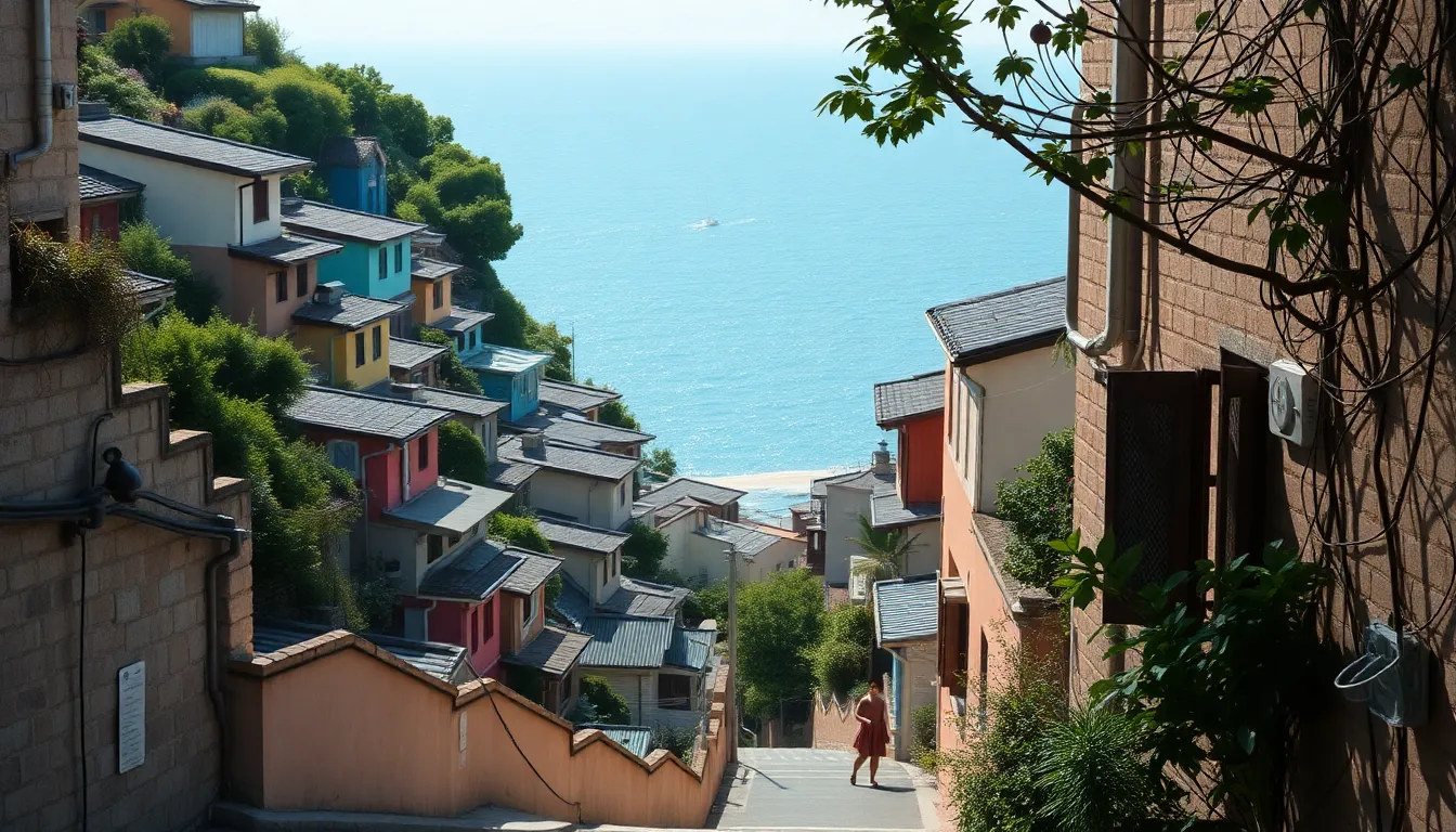 부산 해운대 해변의 아름다운 야경
