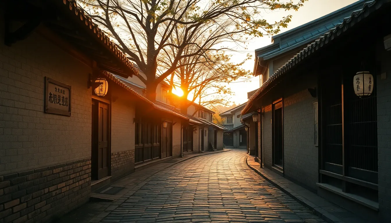전주 한옥마을의 아름다운 한옥 풍경