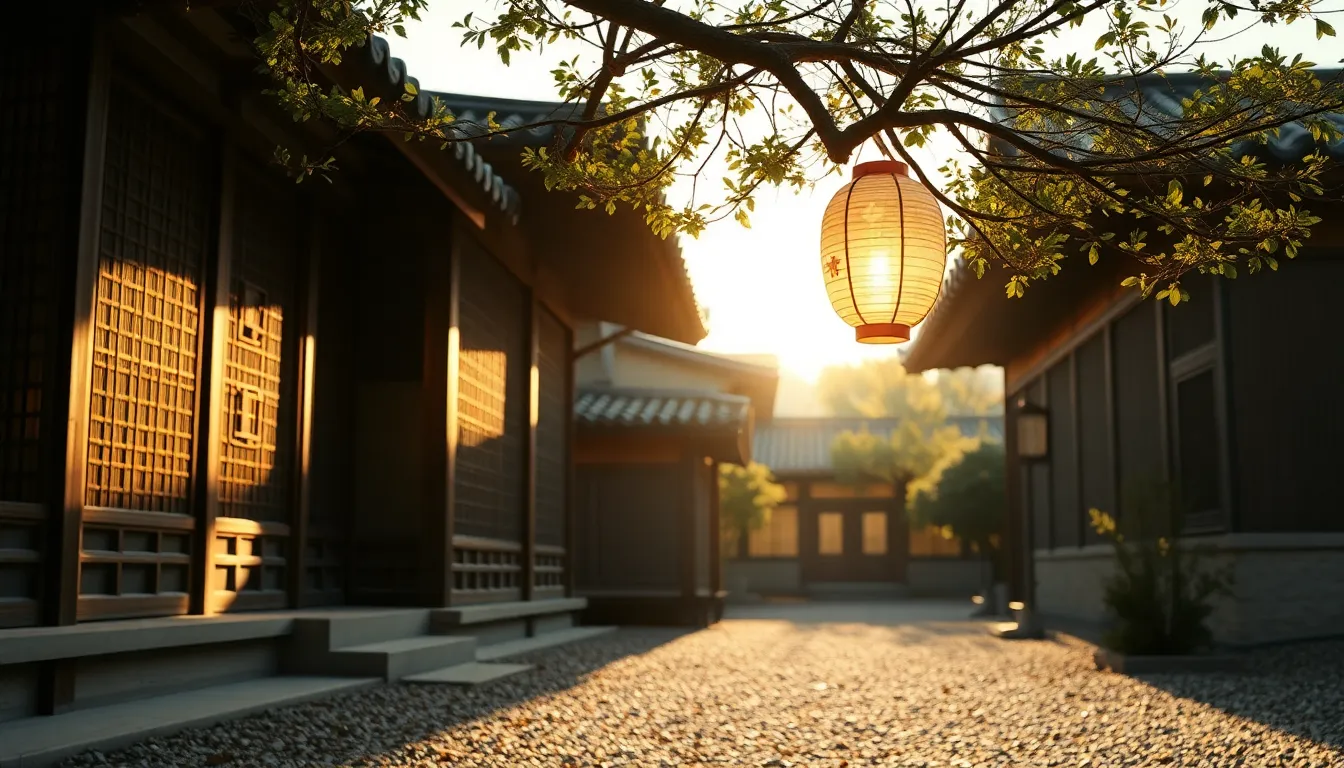 전주 한옥마을의 아름다운 골목길 풍경