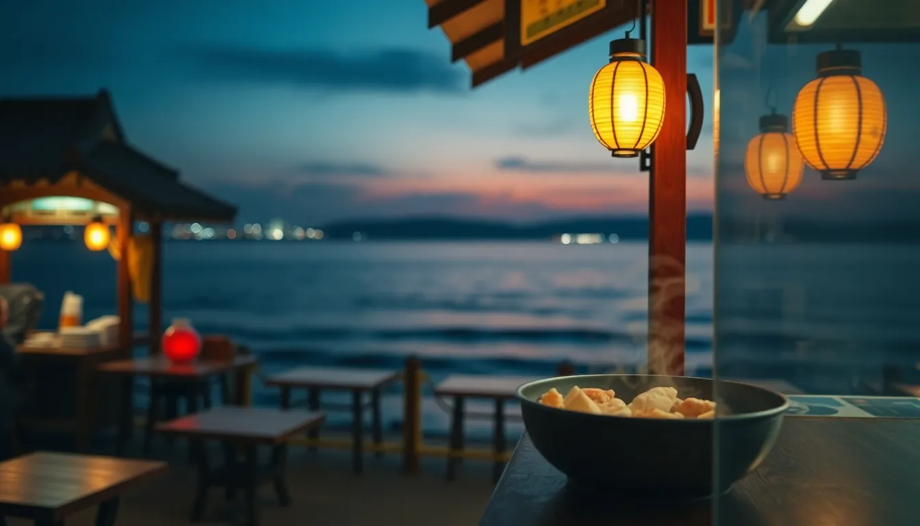 여수 밤바다 풍경