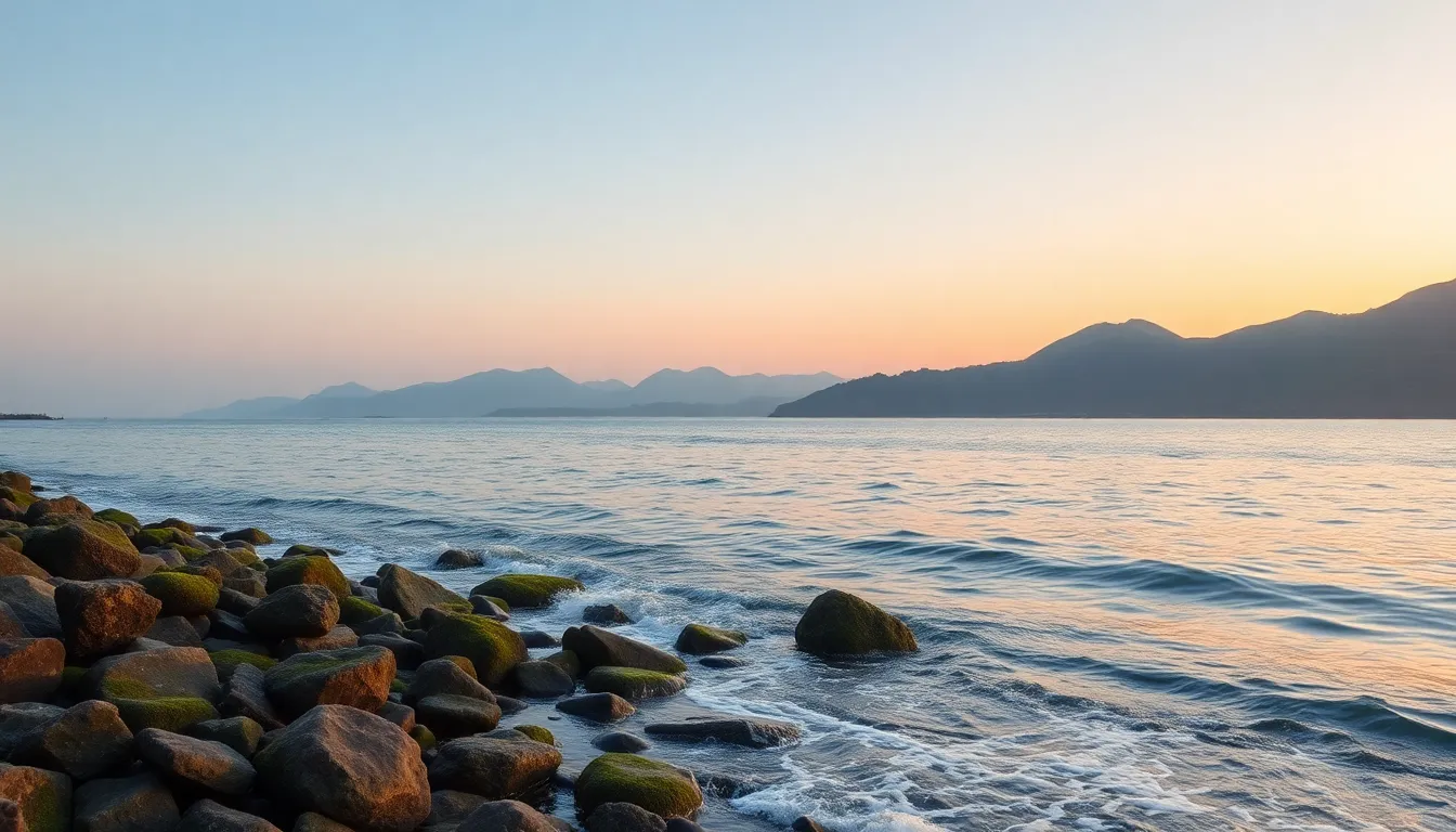제주 동쪽 해안도로 풍경