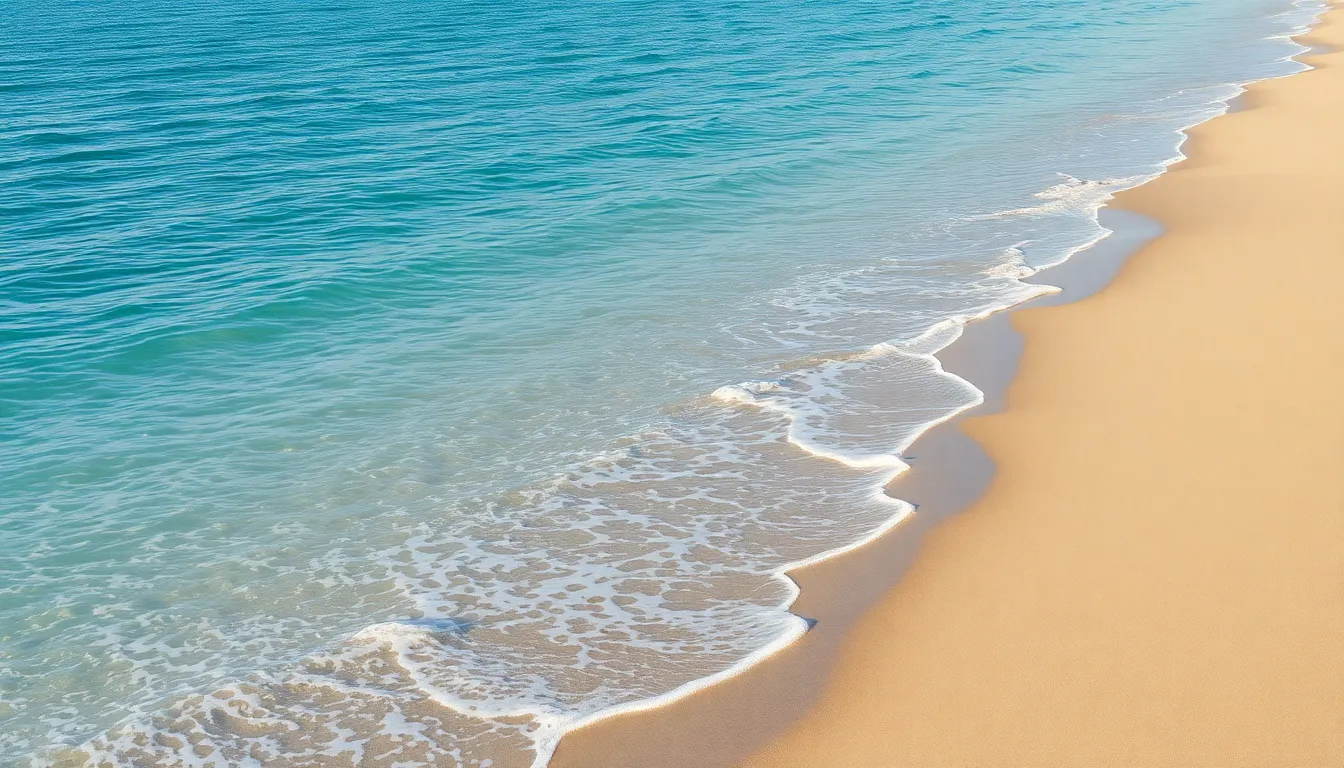 강원도 아름다운 해변 풍경